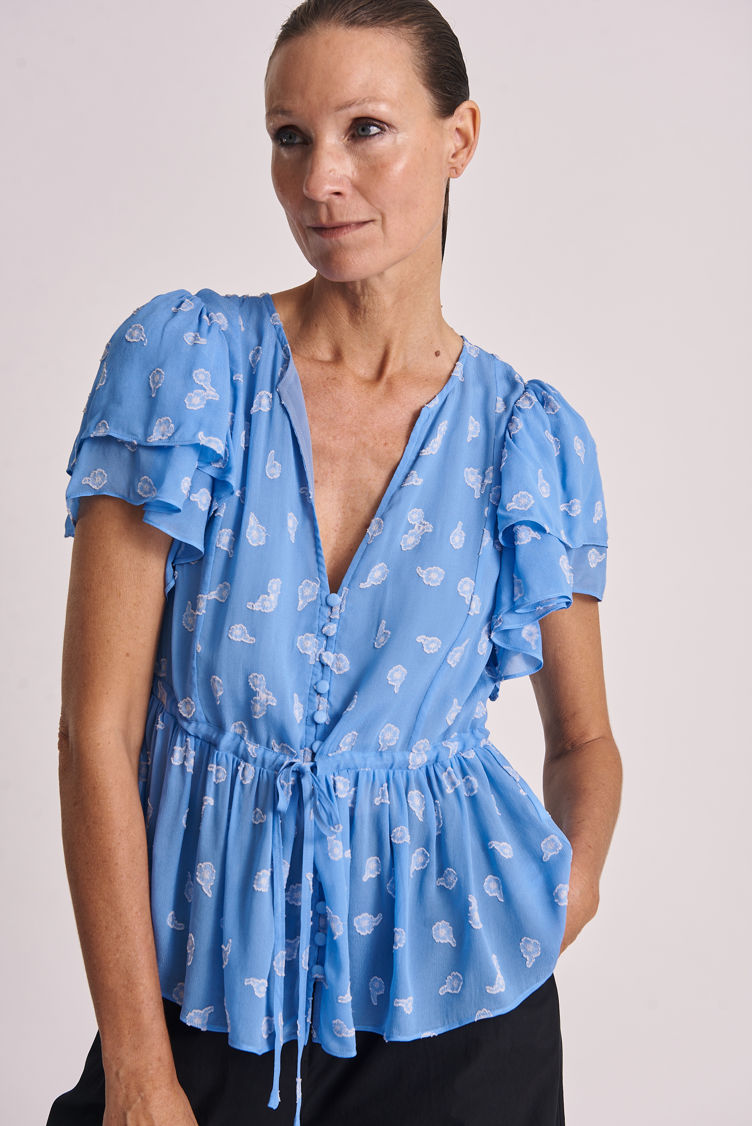 Hofmann Copenhagen Elle Shirt-Hydrangea Blue